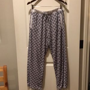 Nautica drawstring pull on Loungewear pants w/ pockets soft velour feel size S